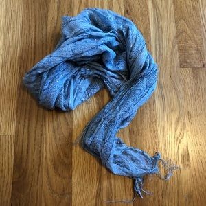 vintage metallic scarf